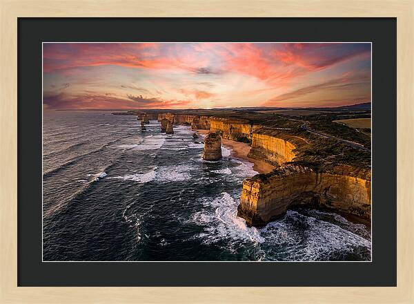 Twelve Apostles At Sunset