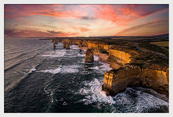 Twelve Apostles At Sunset