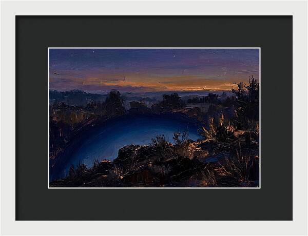 Twilight Arch Of Dark Blue Earth Shadow