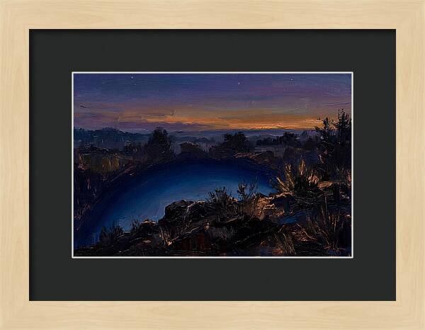 Twilight Arch Of Dark Blue Earth Shadow