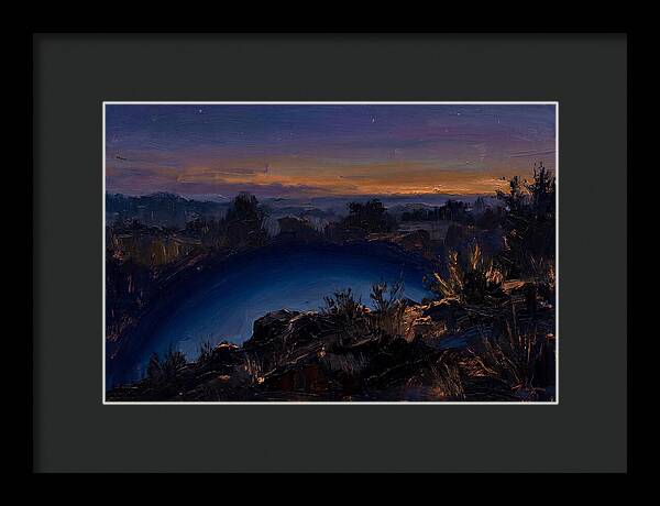 Twilight Arch Of Dark Blue Earth Shadow