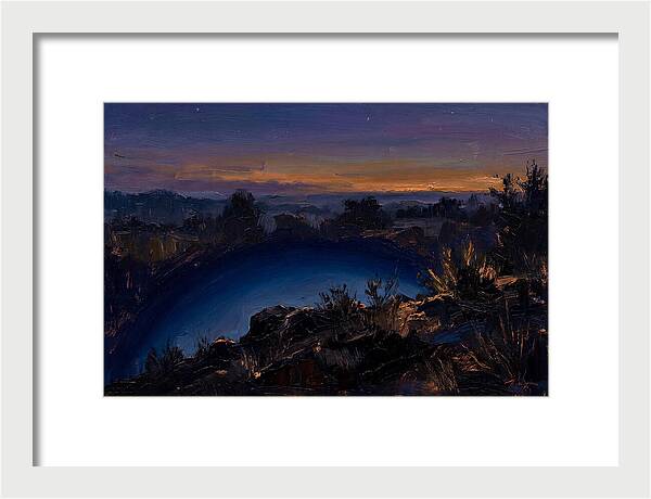 Twilight Arch Of Dark Blue Earth Shadow