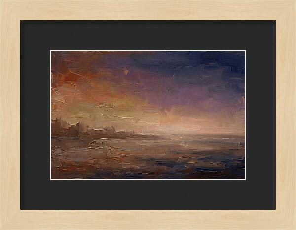 Twilight Gradient Over Water