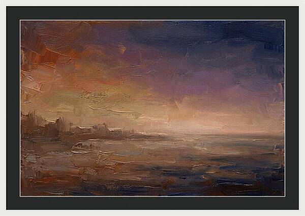 Twilight Gradient Over Water