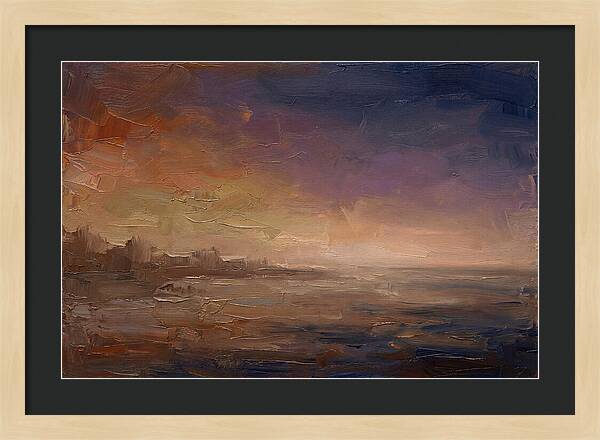 Twilight Gradient Over Water