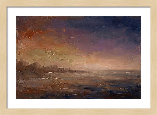 Twilight Gradient Over Water