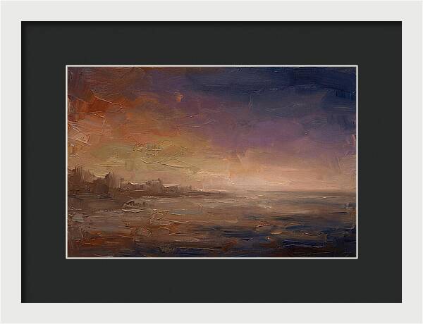 Twilight Gradient Over Water