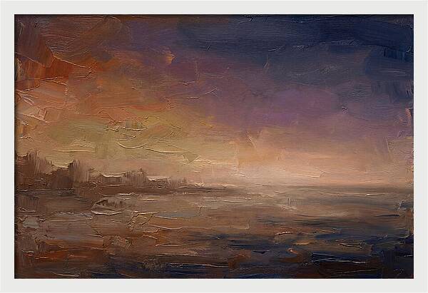 Twilight Gradient Over Water