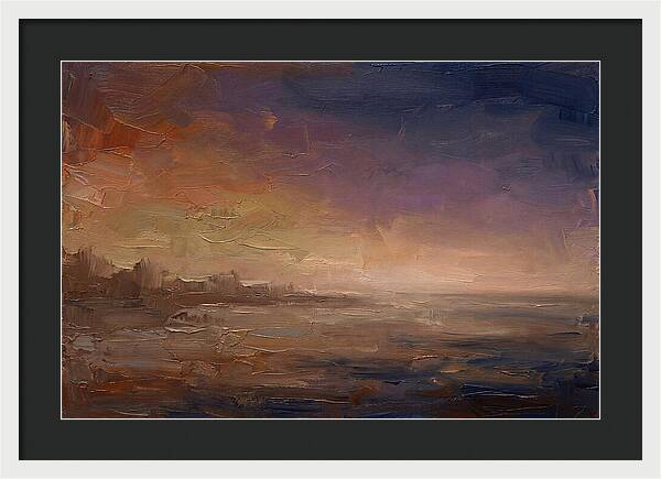 Twilight Gradient Over Water
