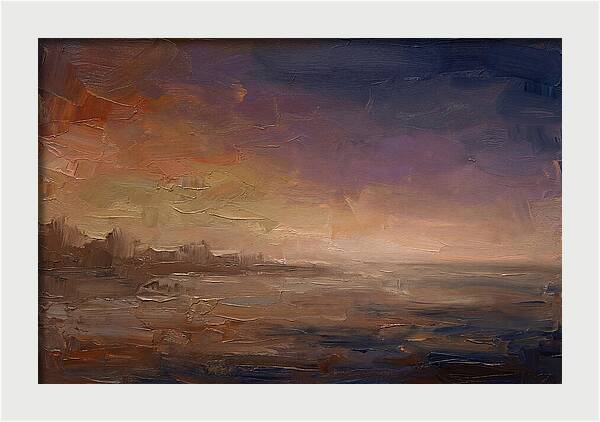 Twilight Gradient Over Water
