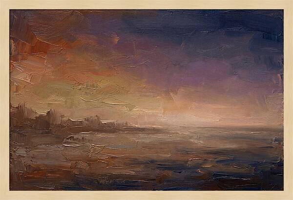 Twilight Gradient Over Water