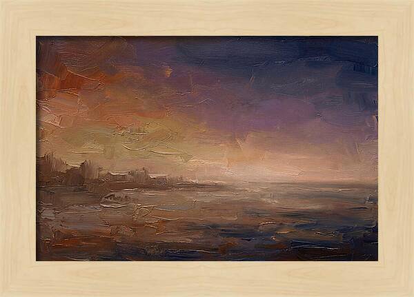 Twilight Gradient Over Water
