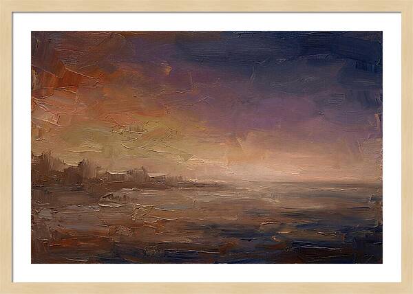 Twilight Gradient Over Water