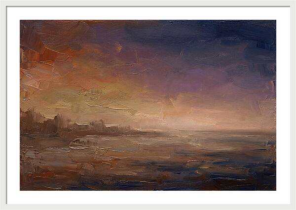 Twilight Gradient Over Water