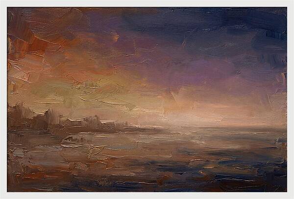 Twilight Gradient Over Water