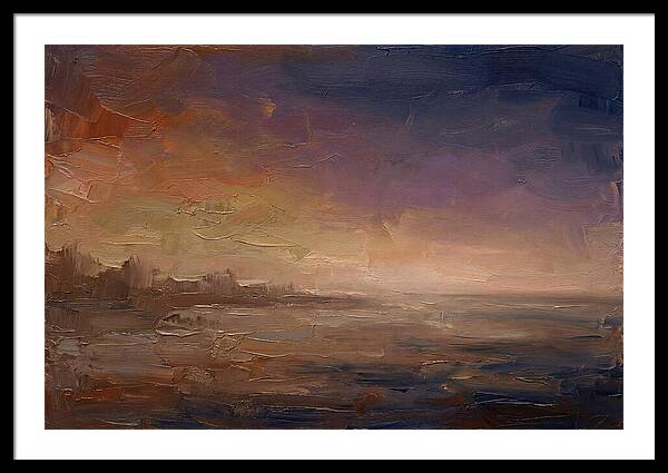 Twilight Gradient Over Water