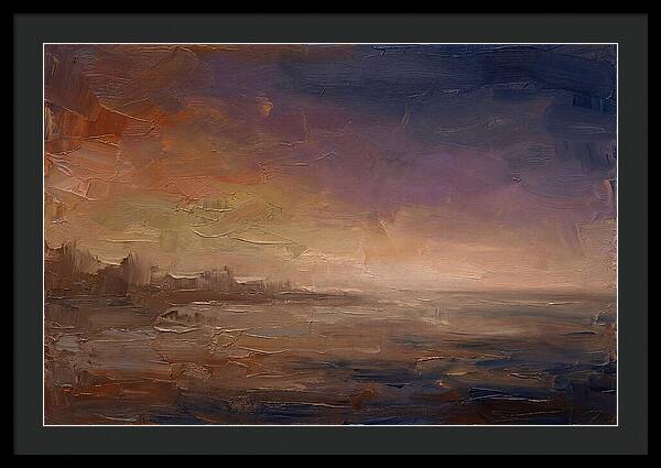 Twilight Gradient Over Water