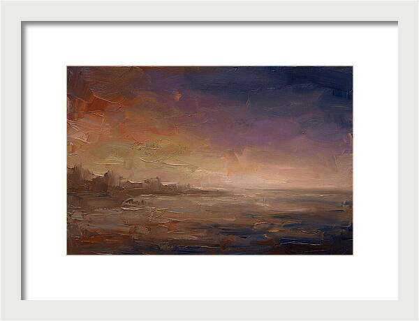 Twilight Gradient Over Water