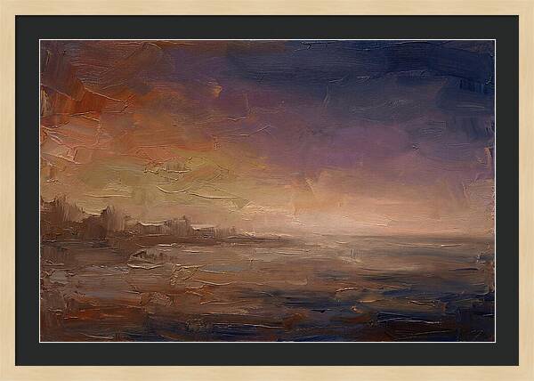 Twilight Gradient Over Water