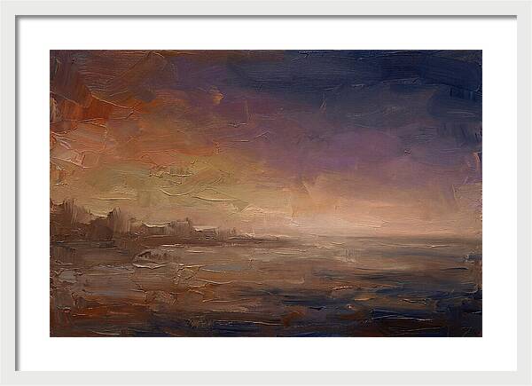 Twilight Gradient Over Water