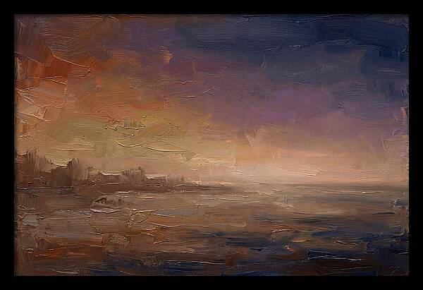 Twilight Gradient Over Water