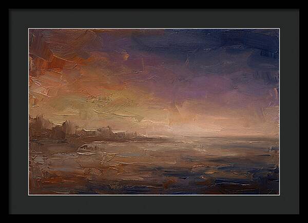 Twilight Gradient Over Water