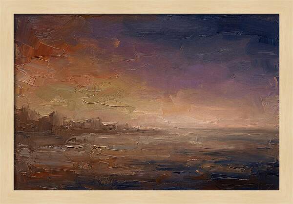 Twilight Gradient Over Water