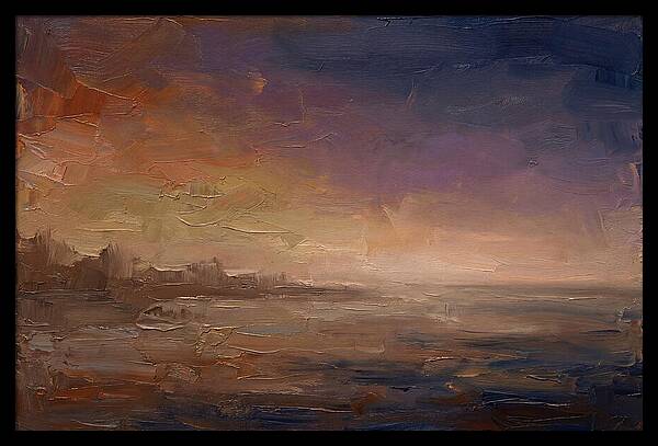 Twilight Gradient Over Water