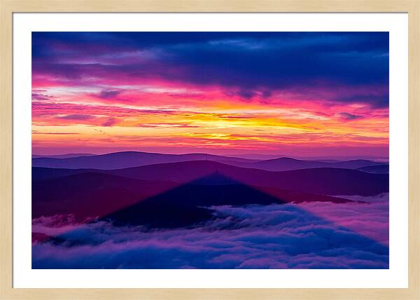Twilight Over Brocken Mountain