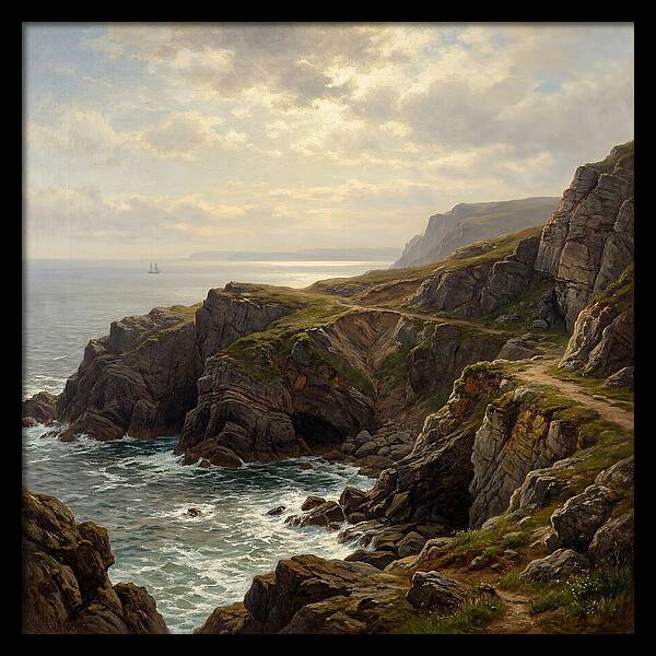 Twilight Over Cliffs