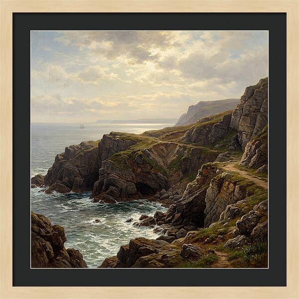 Twilight Over Cliffs