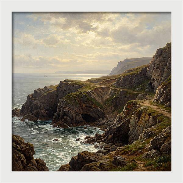 Twilight Over Cliffs