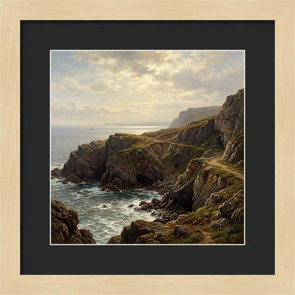 Twilight Over Cliffs
