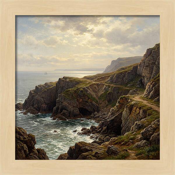 Twilight Over Cliffs