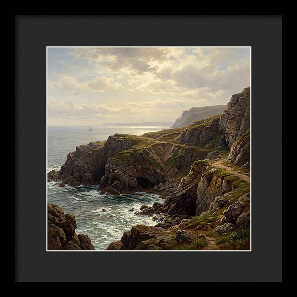 Twilight Over Cliffs