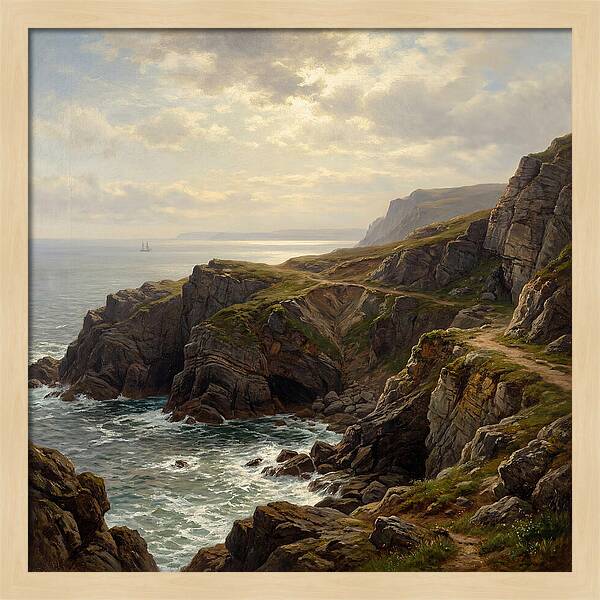 Twilight Over Cliffs