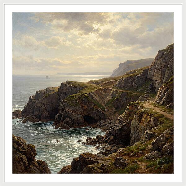 Twilight Over Cliffs