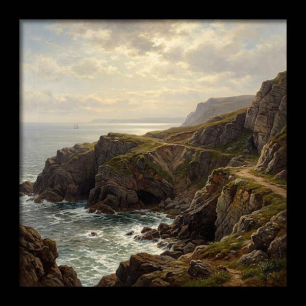 Twilight Over Cliffs