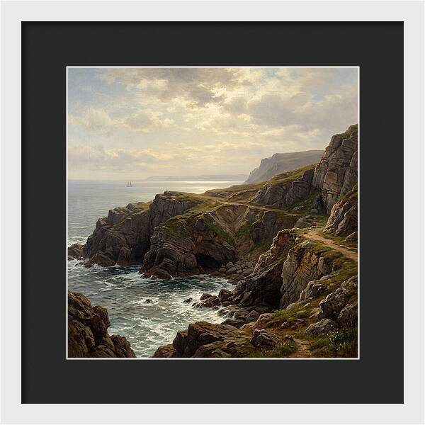 Twilight Over Cliffs