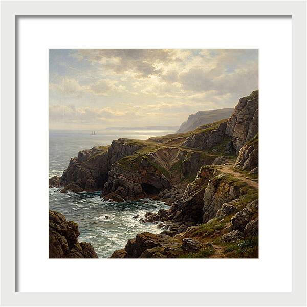 Twilight Over Cliffs