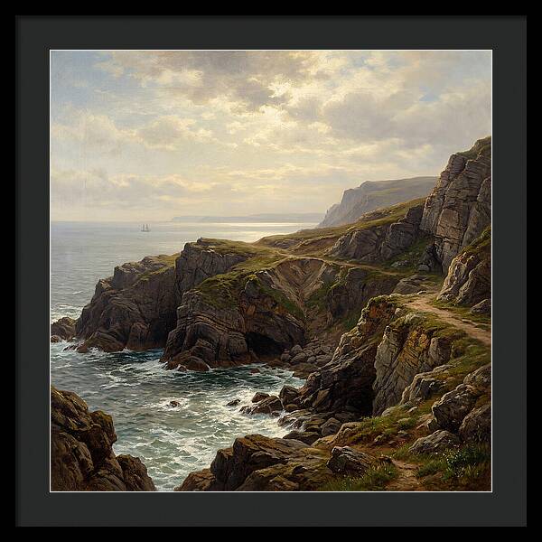 Twilight Over Cliffs