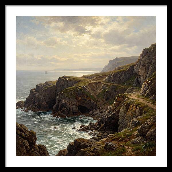 Twilight Over Cliffs