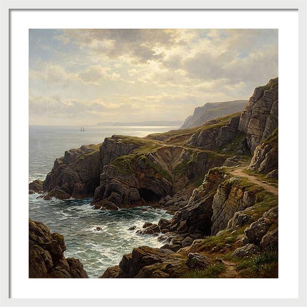 Twilight Over Cliffs