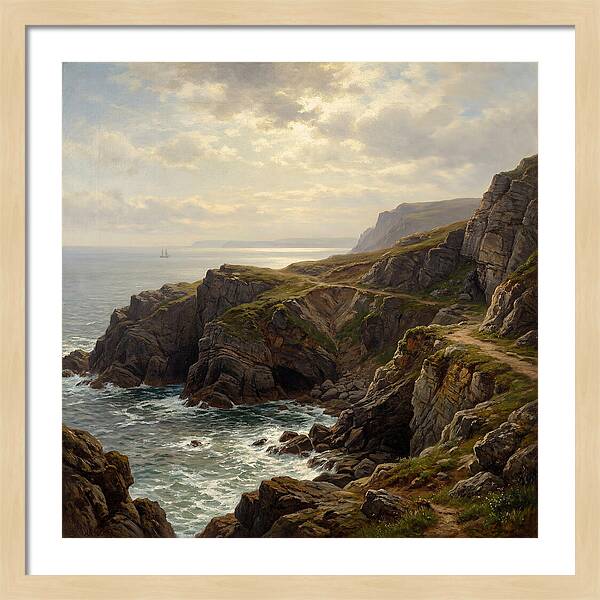 Twilight Over Cliffs