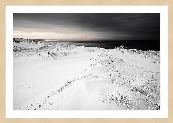 Twilight Over Curonian Spit Dunes