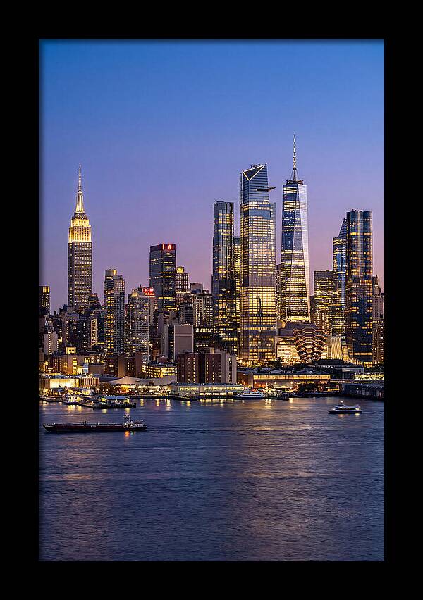 Twilight Over Manhattan Skyline
