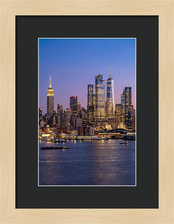 Twilight Over Manhattan Skyline