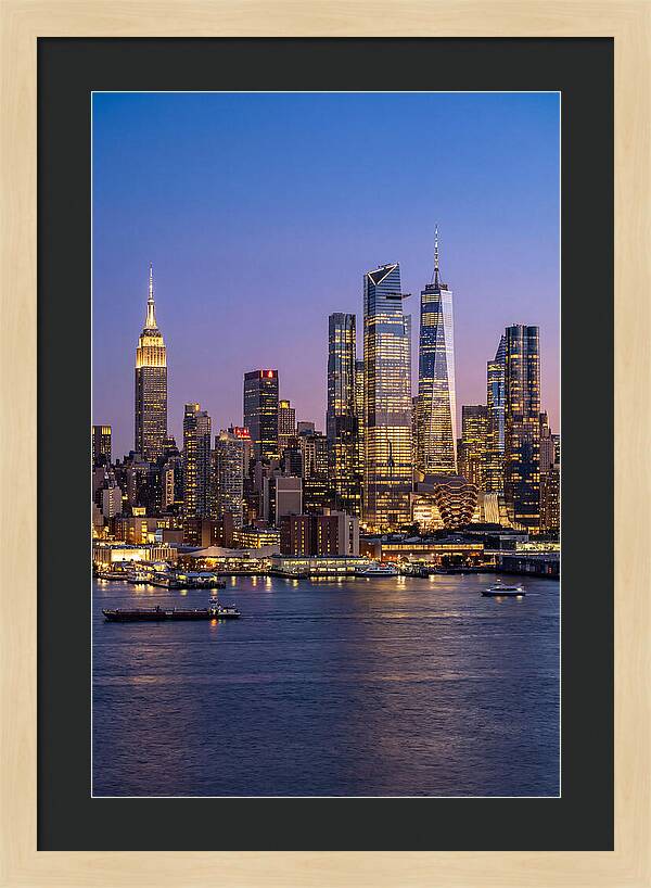 Twilight Over Manhattan Skyline