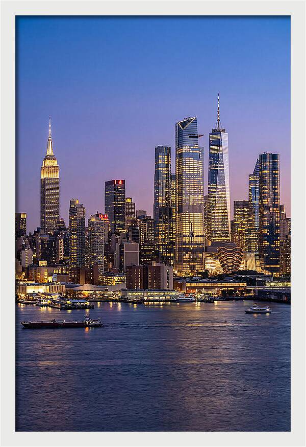 Twilight Over Manhattan Skyline