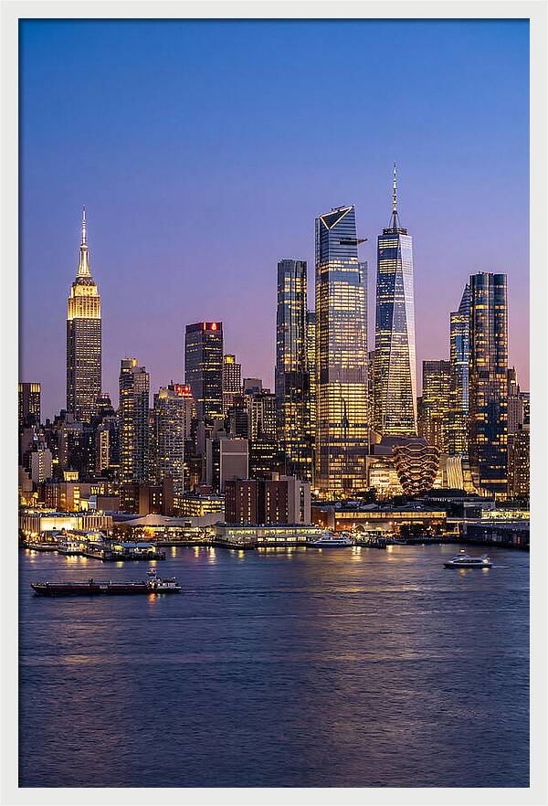 Twilight Over Manhattan Skyline